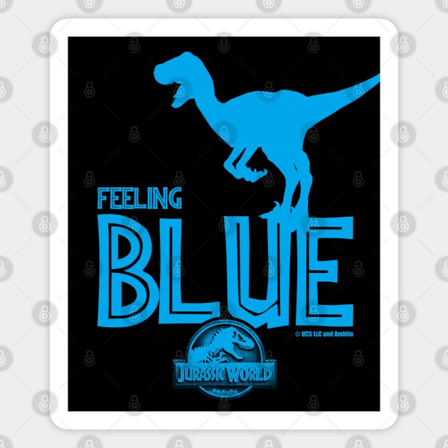 Feeling Blue - Jurassic World Magnet by TMBTM